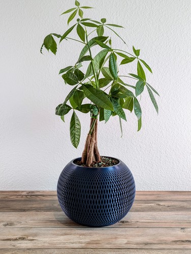 Printed planter pot modern - 3d,